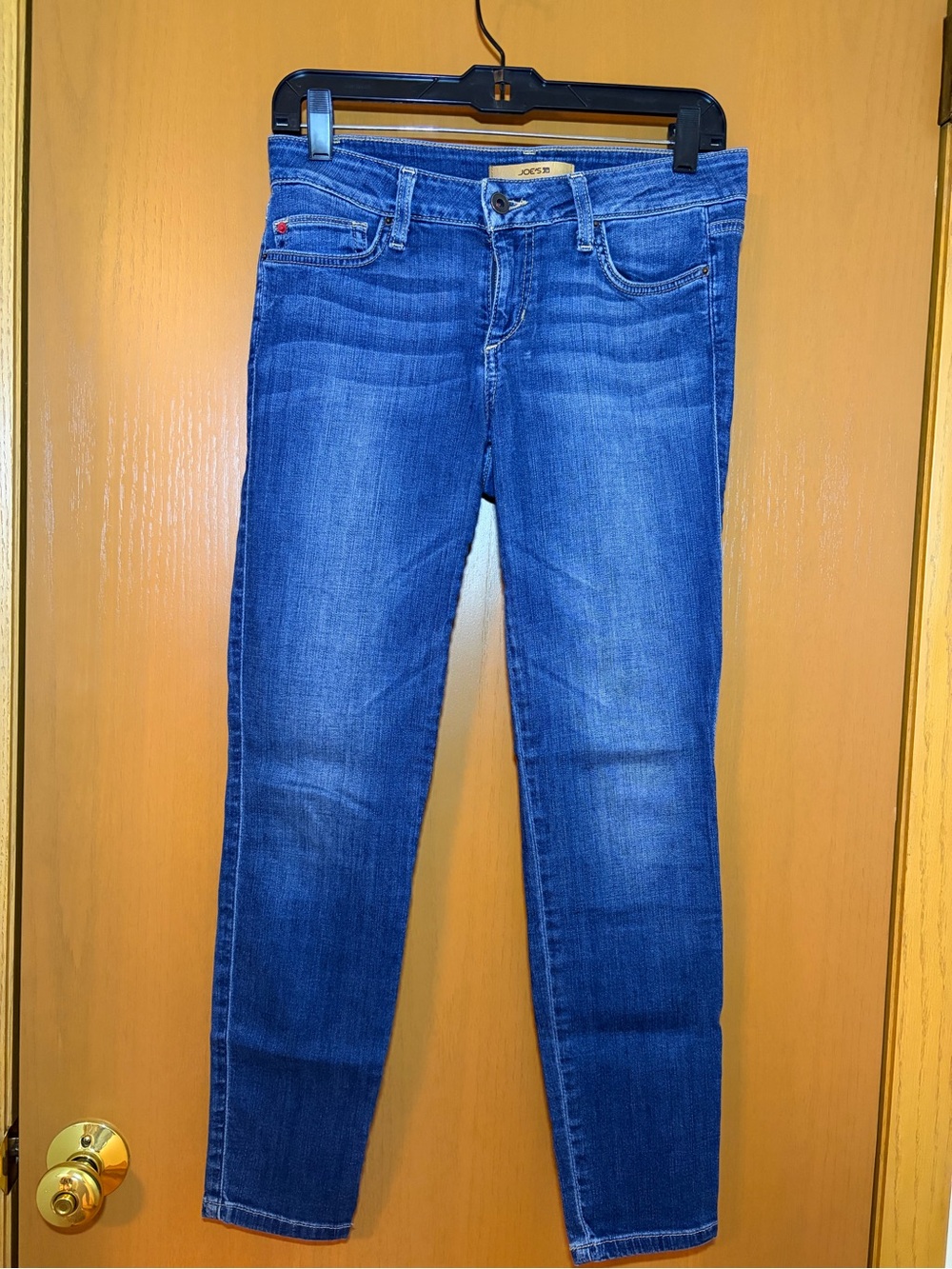 Joe's Jeans Medium Blue Ankle Crop Slim Jeans